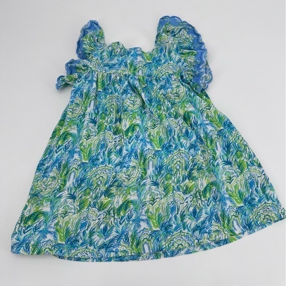 Lilly Pulitzer Girls Toddler Dress Size Small 4 5 FLAW - Picture 3 of 3